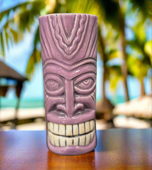 Ceramic Tiki Mug - Violet