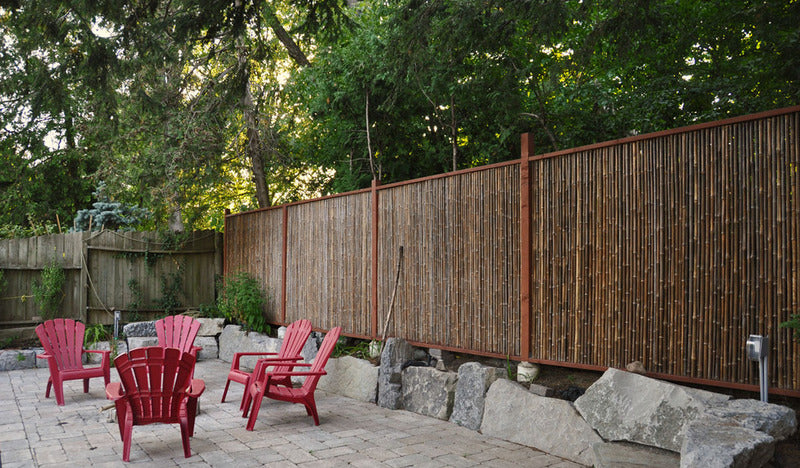 Bamboo Fencing - Dark Brown