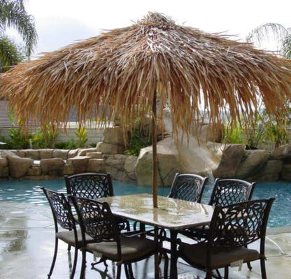 9' Thatched Umbrella with Frame - My Store