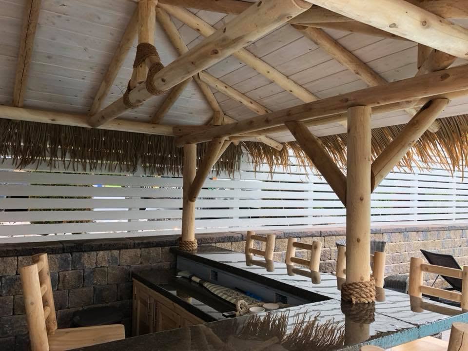 Fully Custom Poolside Bar