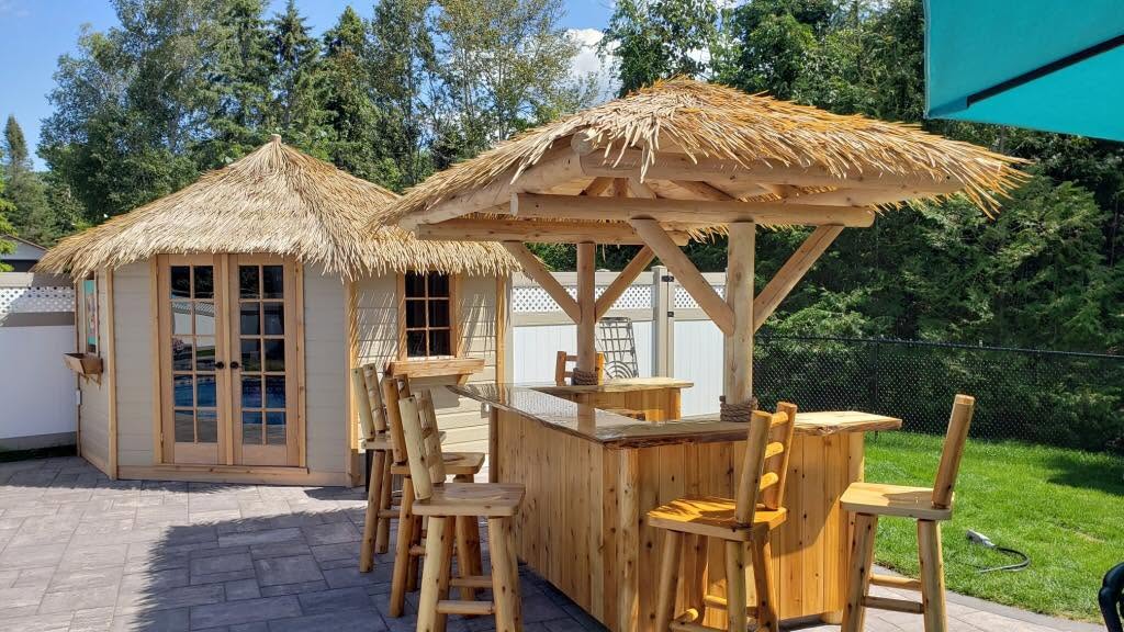 Synthetic Thatch Duo