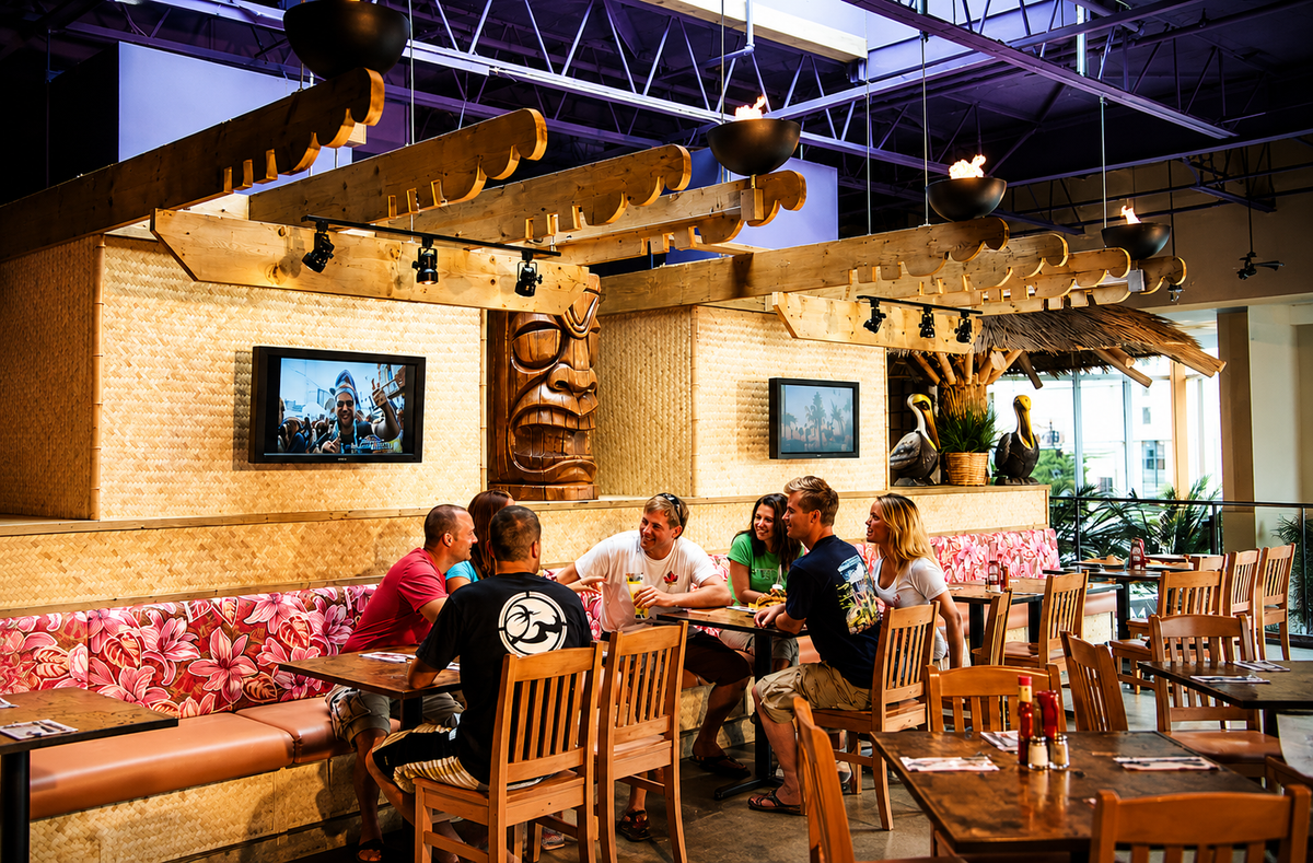Tropical Restaurant Interior