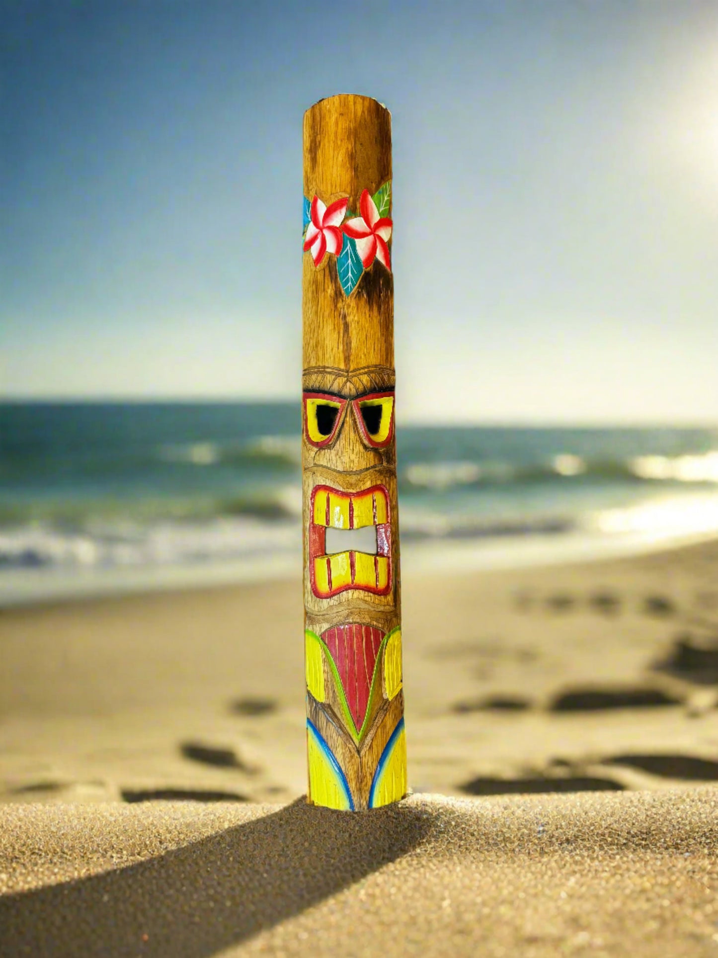 40" Tiki Mask - Flower