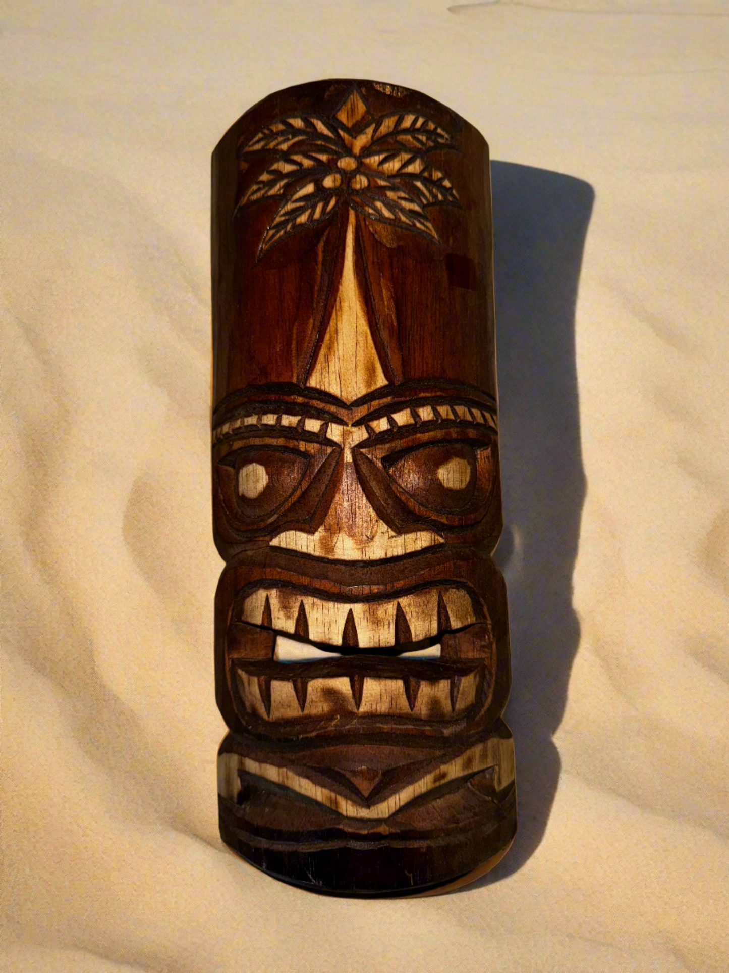 12" Tiki Mask - Palm Tree