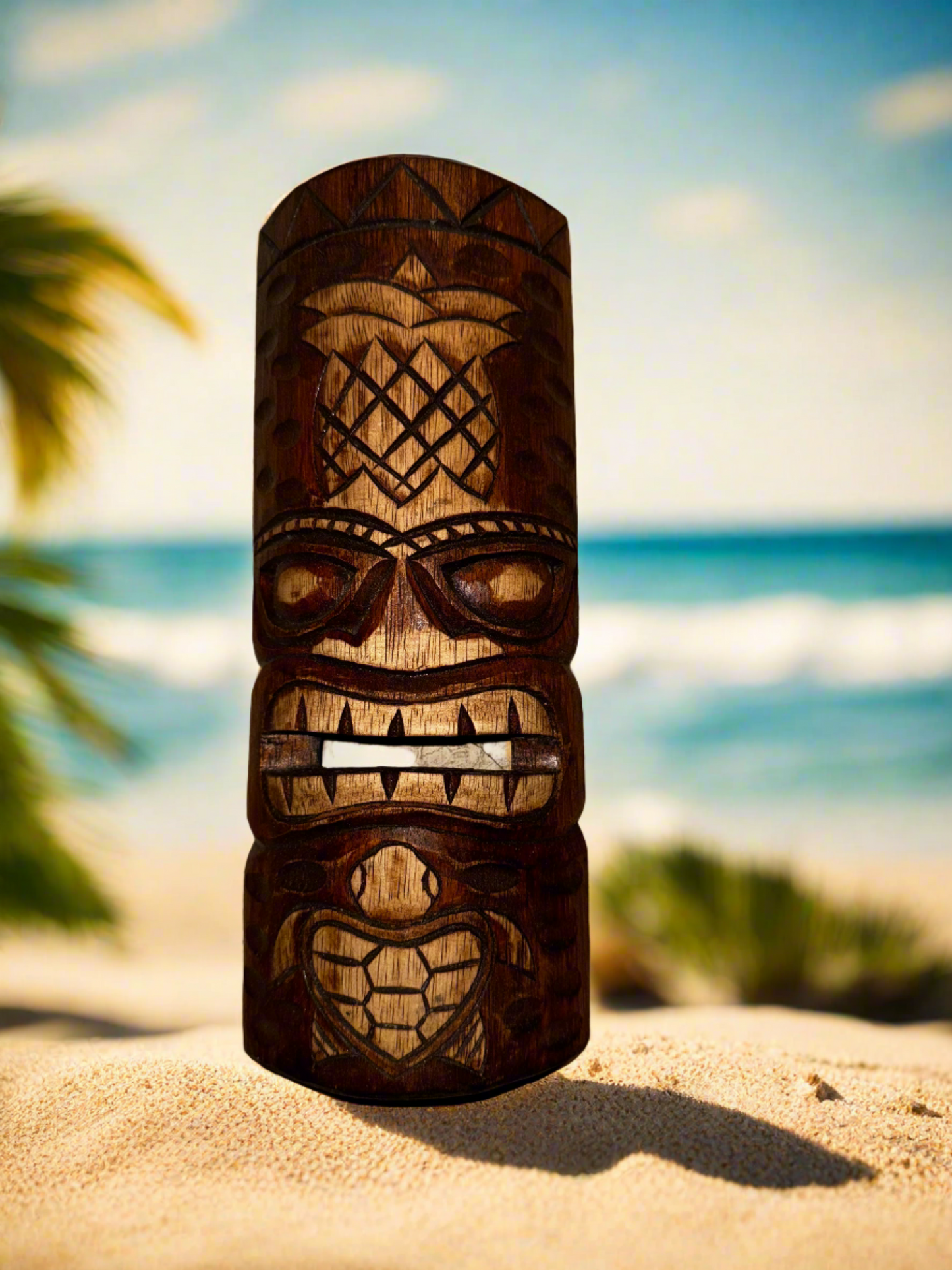 12" Tiki Mask - Pineapple