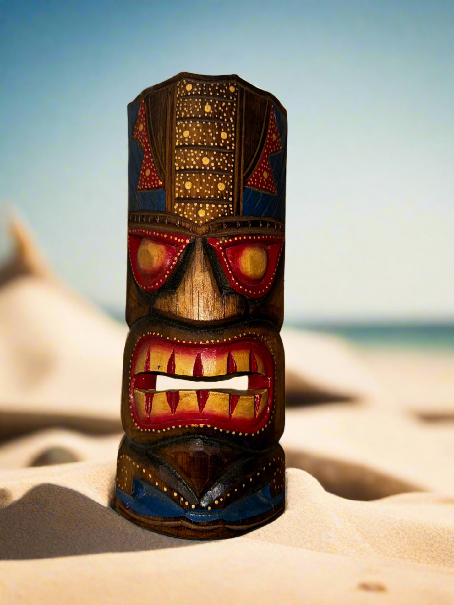 12" Tiki Mask - Colour