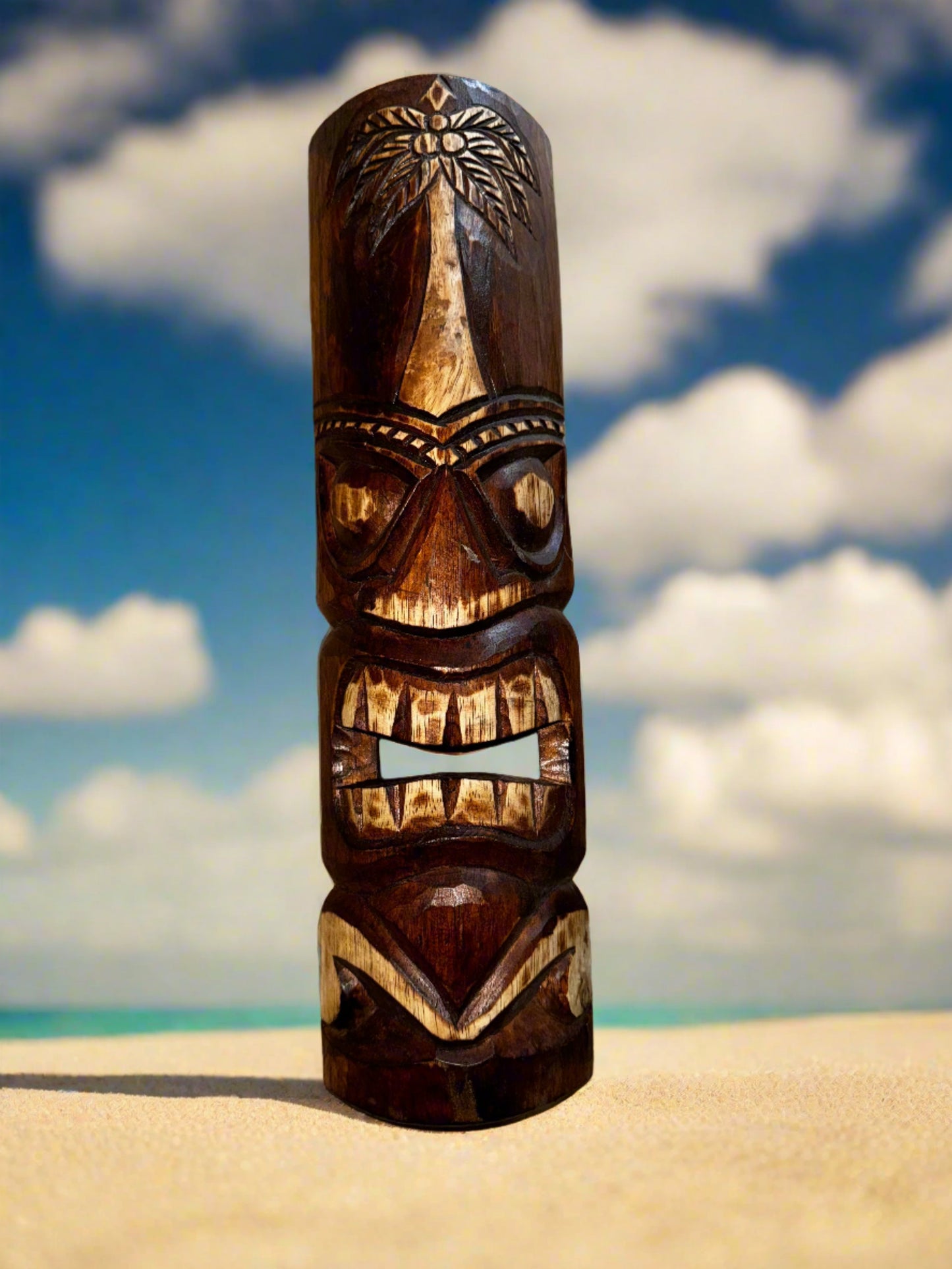 20" Tiki Mask - Palm Tree