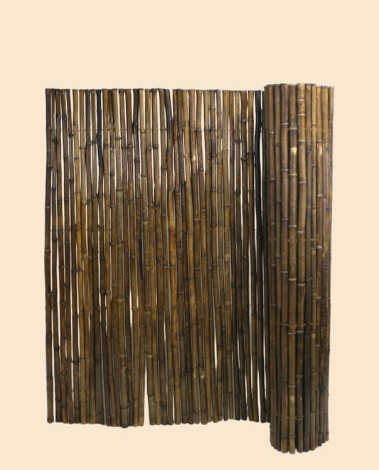 Bamboo Fencing - Dark Brown