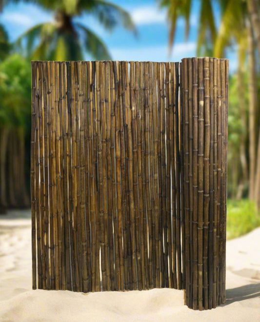 Bamboo Fencing - Dark Brown