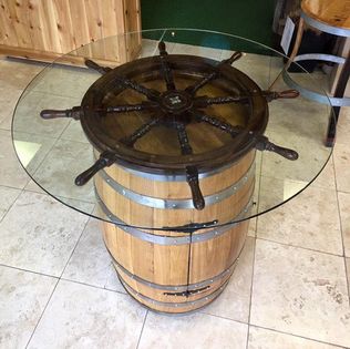Nautical Barrel Table