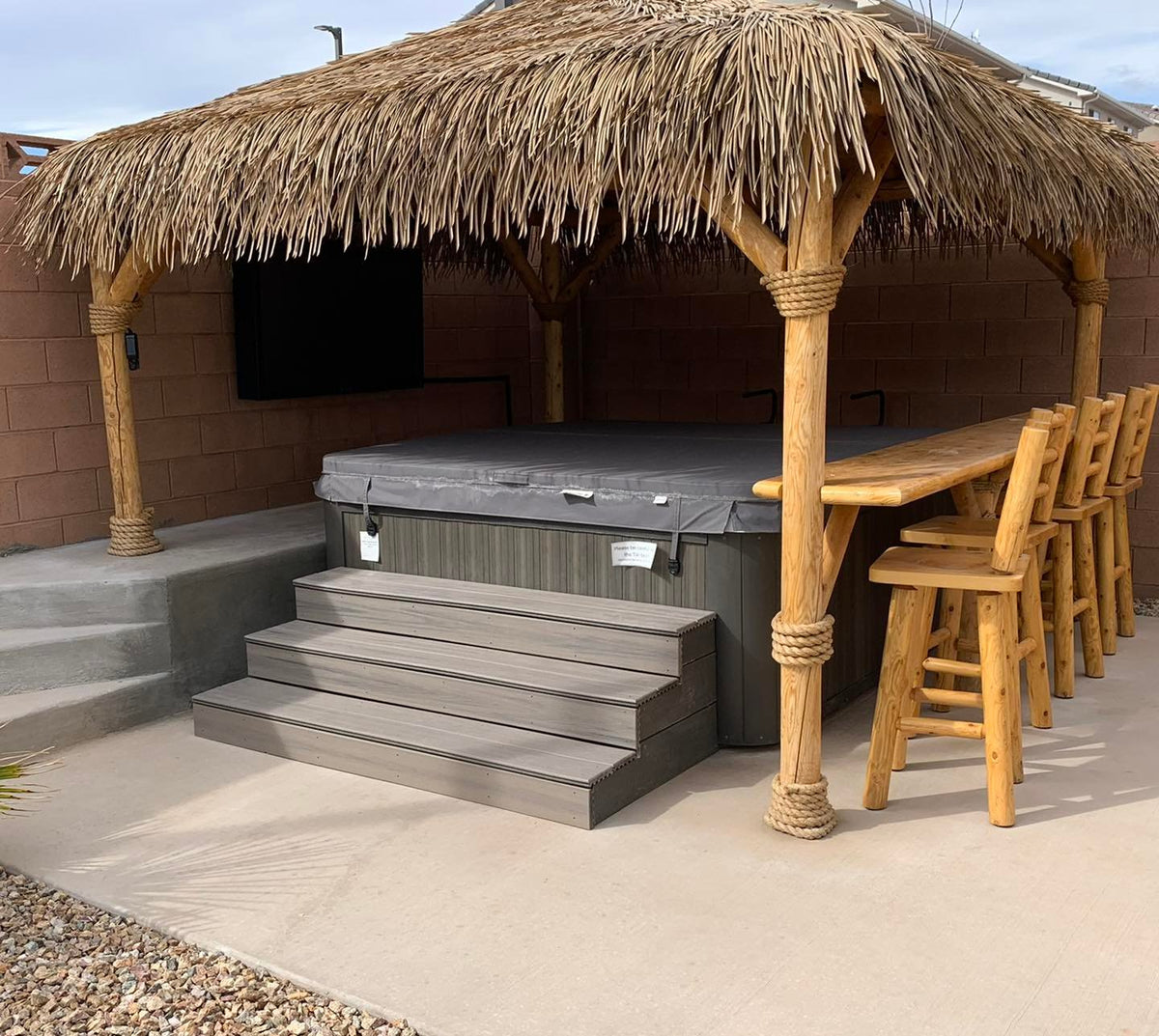 Custom Hot Tub Roof Kit