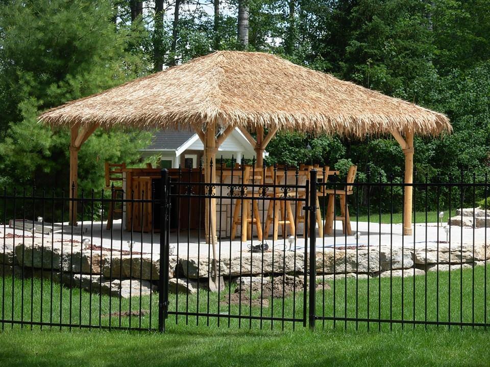 Backyard Thatched Pavilion
